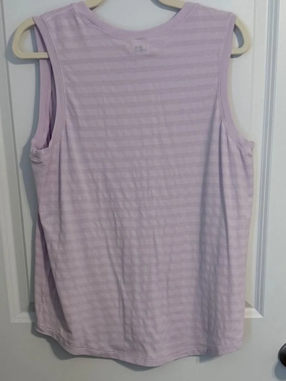 Lavender Striped Tank Top - Picture 2 of 2